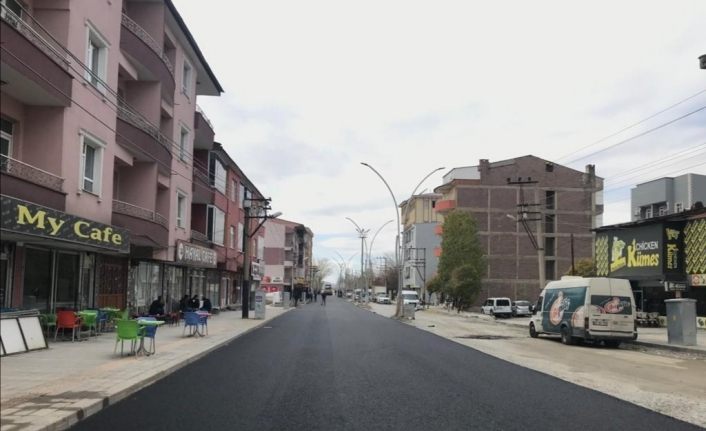 Özalp ilçesinde asfalt çalışması