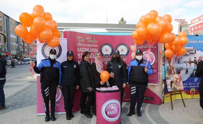 Van polisinden bilgilendirme standı