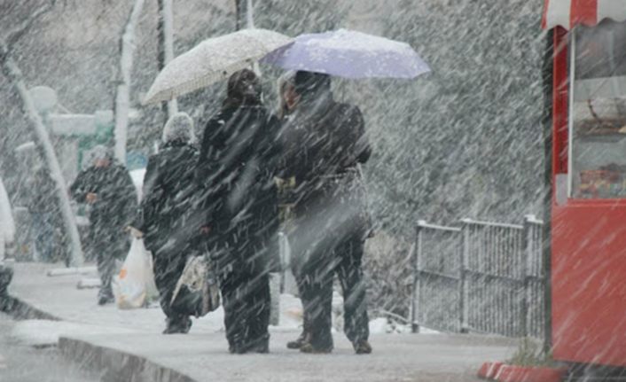 Meteorolojiden karla karışık yağmur uyarısı