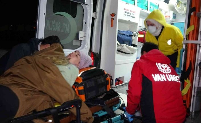 Polis helikopteri hamile kadın için havalandı