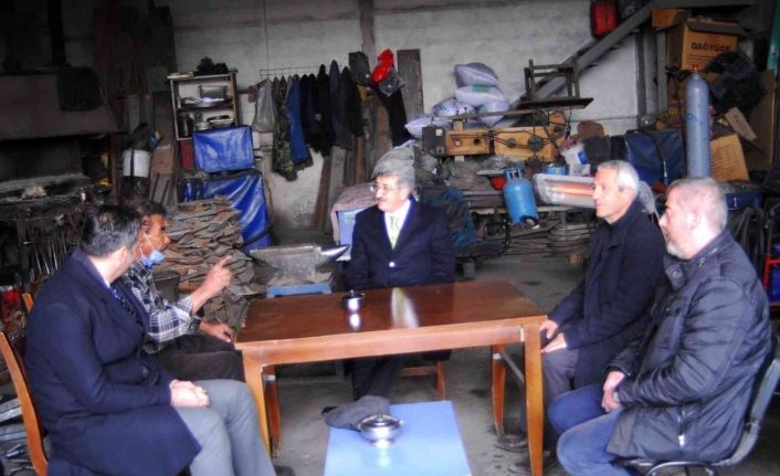 Vali Bilmez’den demirci ustasına anlamlı ziyaret