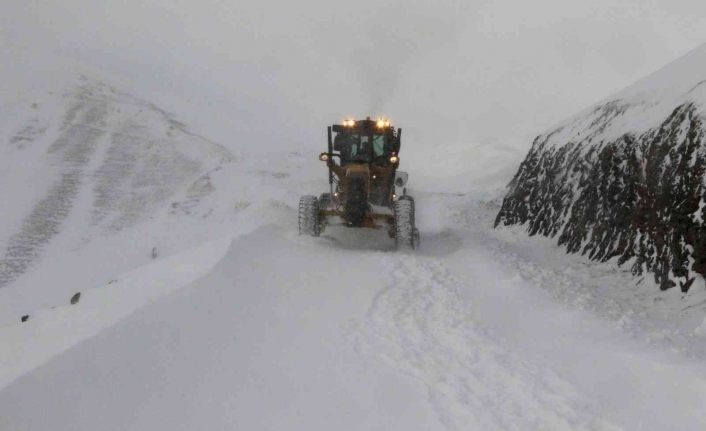 Van-Bahçesaray yolu tek şeritten ulaşıma açıldı