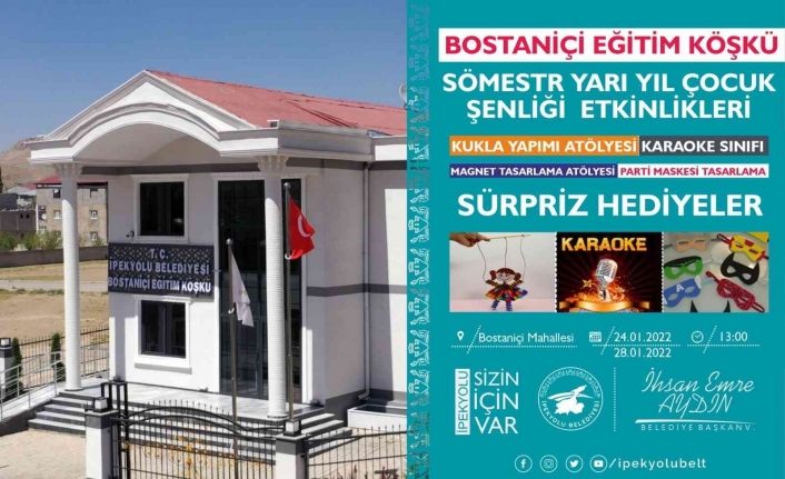 İpekyolu’nda yarıyıl şenlikleri başlıyor