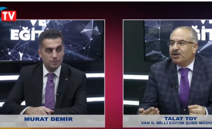 Talat Toy, “1 hafta içerisinde 1. kademe okuma yazma belgesi veriliyor”