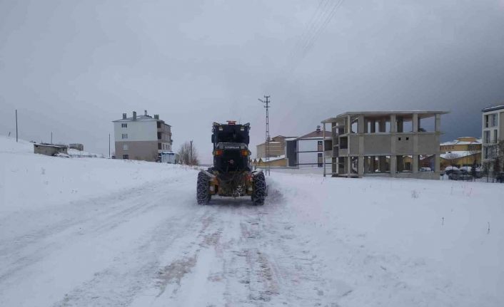 Tuşba Belediyesinin karla mücadele çalışmaları sürüyor