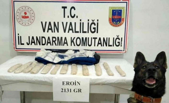 Van’da 2 kilo 131 gram eroin ele geçirildi