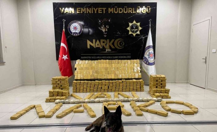 Van’da 347 kilo eroin ele geçirildi