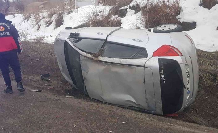 Otomobil takla attı: 1 yaralı