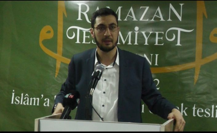 Abdullah İmamoğlu, “Teslimiyet cennet müjdeleyicisidir” 