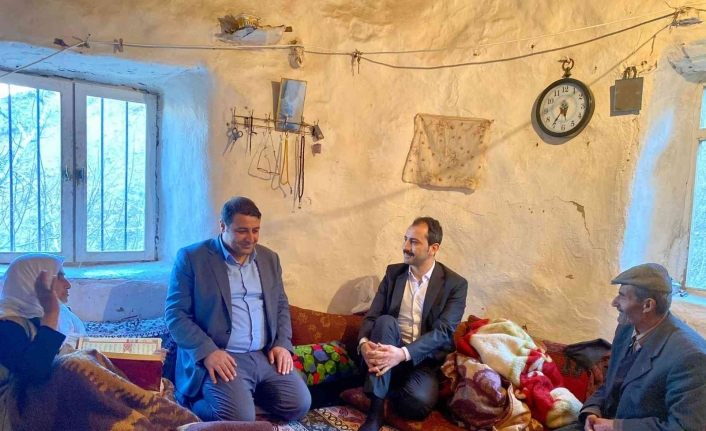 Kaymakam Kundakçı’dan yaşlı ve mağdur ailelere ziyaret