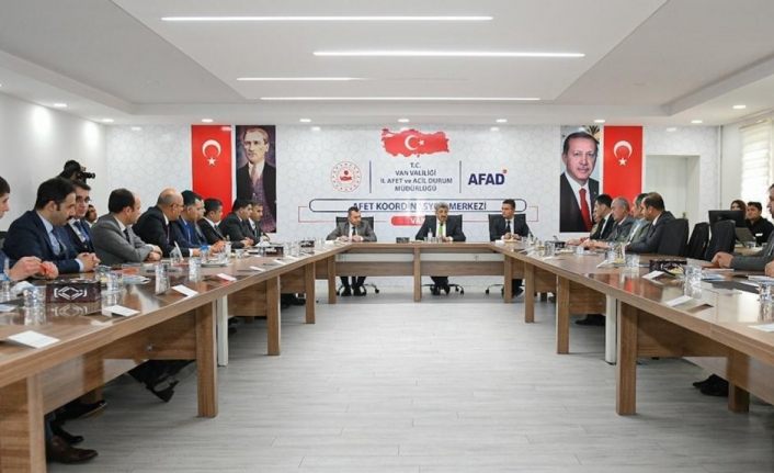 Van’da “İl Afet ve Acil Durum Koordinasyon Kurul Toplantısı” yapıldı