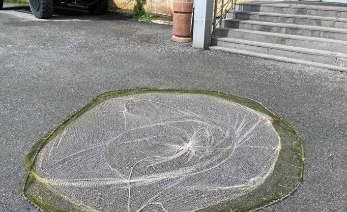 Van polisi, kaçak avlanmış bir ton 320 kilo inci kefali ele geçirdi