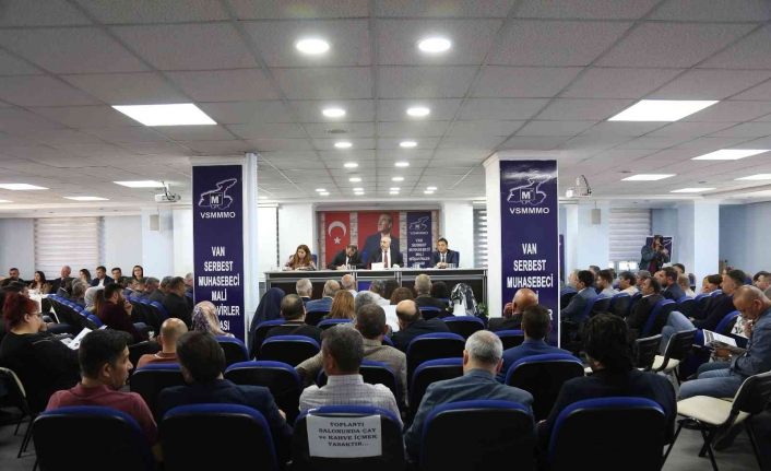 Van SMMMO’da genel kurul heyecanı
