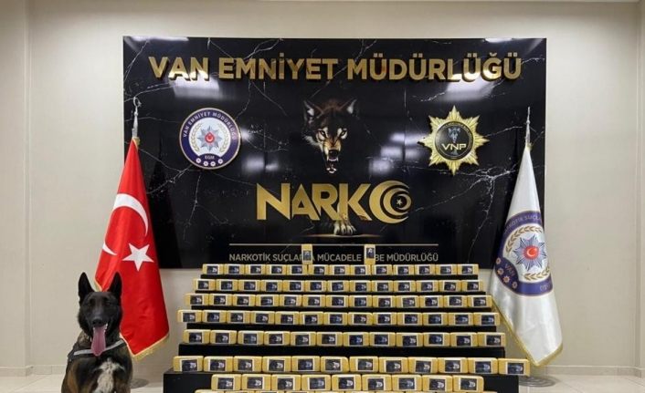 Van’da 67 kilogram eroin ele geçirildi