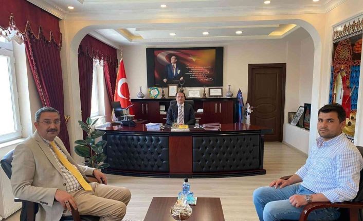 SGK Müdürü Göksoy’dan Kaymakam Türker’e teşekkür ziyareti