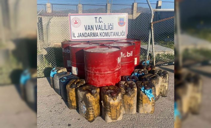 Van’da 1,5 ton kaçak akaryakıt ele geçirildi