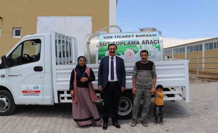 VANTB Başkanı Süer ile çiftçilerin yüzü gülüyor