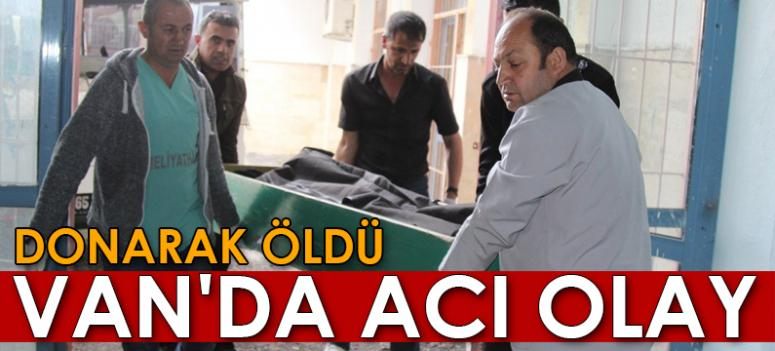 Kaçak göçmen donarak öldü