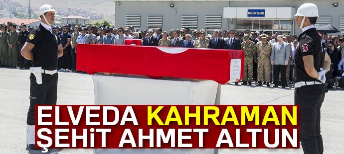 Şehit Altun, dualarla memleketine uğurlandı