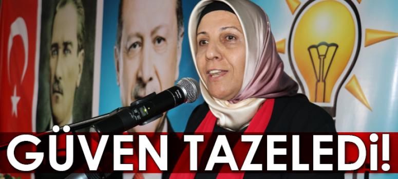Başkan Duran güven tazeledi