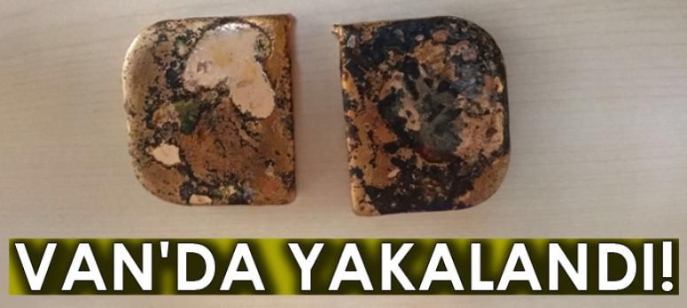 İran uyruklu şahsın üzerinden külçe altın çıktı