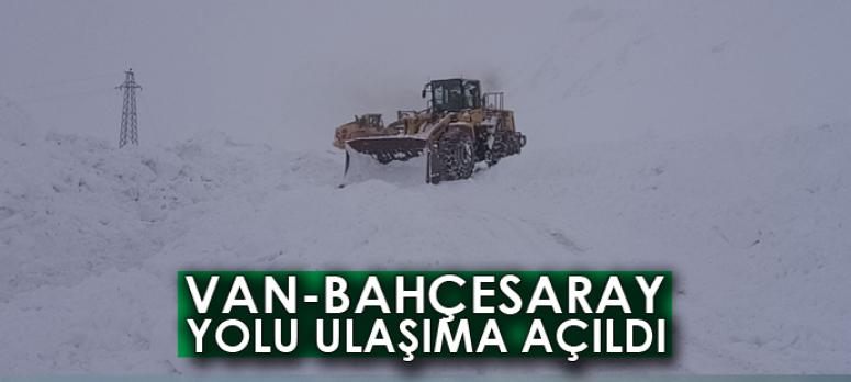 Van-Bahçesaray yolu ulaşıma açıldı