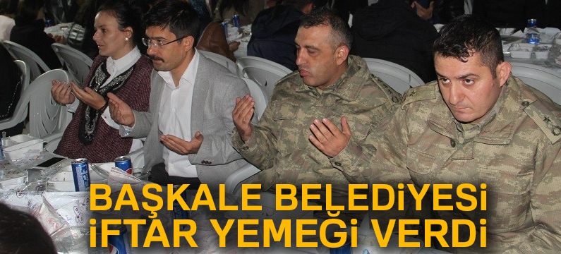 Başkale Belediyesinden iftar yemeği