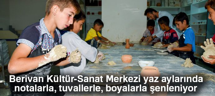 Berivan Kültür-Sanat Merkezi yaz aylarında notalarla, tuvallerle, boyalarla şenleniyor