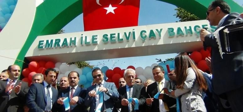 Emrah ile Selvi aile çay bahçesi yeniden hizmete girdi