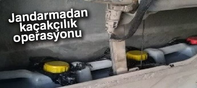 Jandarmadan kaçakçılık operasyonu