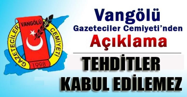 Gazetecilerin tehdit edilmesine tepki