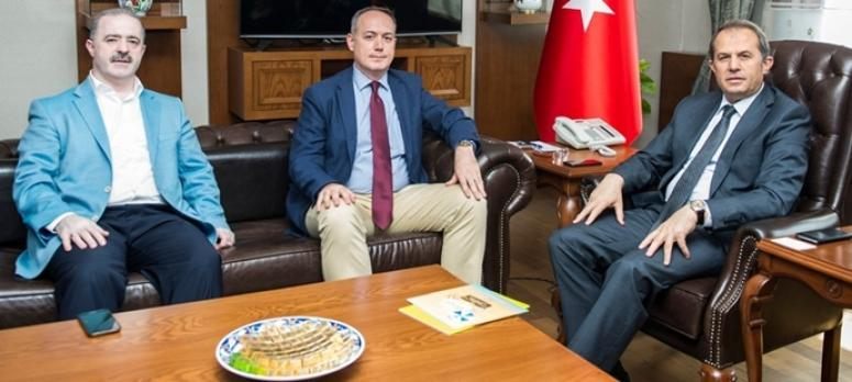 TÜRÇEV heyetinden Vali Taşyapan