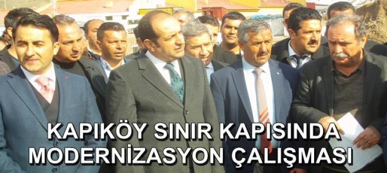 Fatih Çiftçi Kapıköy Sınır Kapısında incelemelerde bulundu
