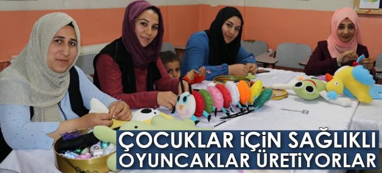Vanlı kadınlar, çocuklar için sağlıklı oyuncaklar üretiyor