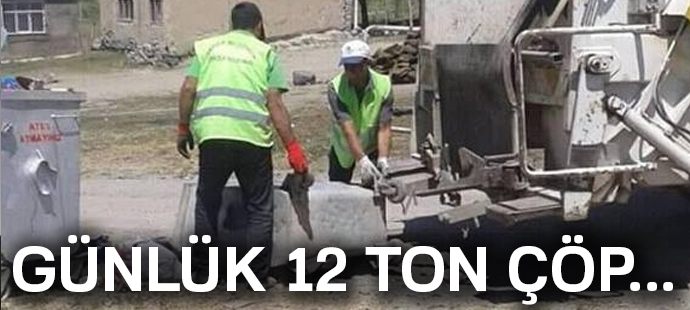 Özalp Belediyesi, günlük 12 ton çöp topluyor