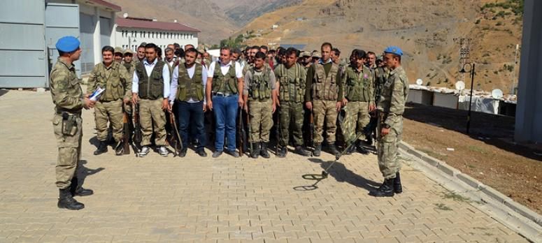 Güvenlik korucularına mayınlı saldırılardan korunma kursu