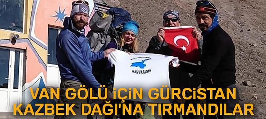Van Gölü için Gürcistan Kazbek Dağı