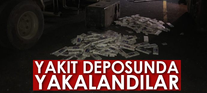 Yakıt deposunda 2 bin paket kaçak sigara çıktı