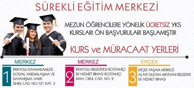 İpekyolu Belediyesinden üniversite adaylarına destek