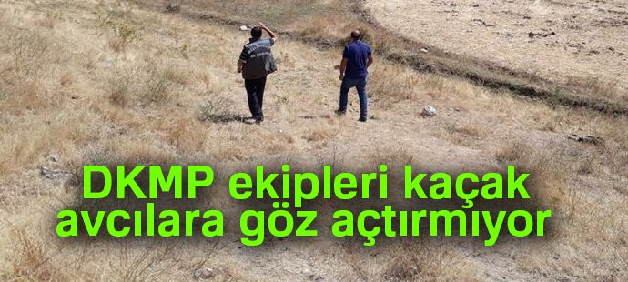 DKMP ekipleri kaçak avcılara göz açtırmıyor