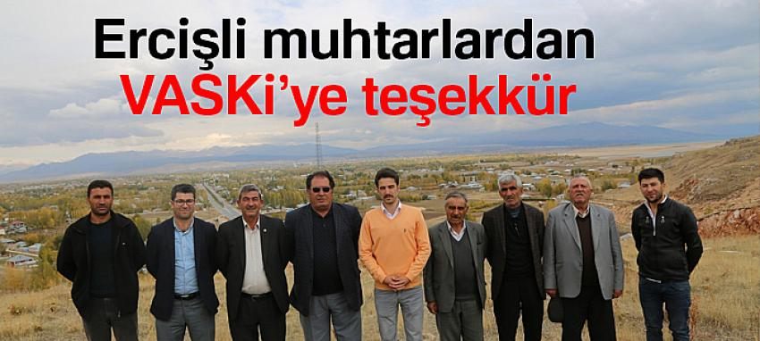 Ercişli muhtarlardan VASKİ