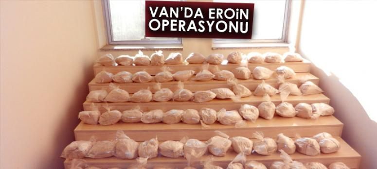Eroin kaçakçılarına büyük darbe
