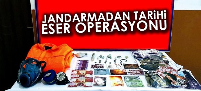 Jandarmadan tarihi eser operasyonu