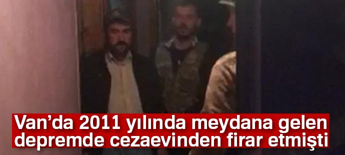 Cezaevi firarisi jandarmadan kaçamadı