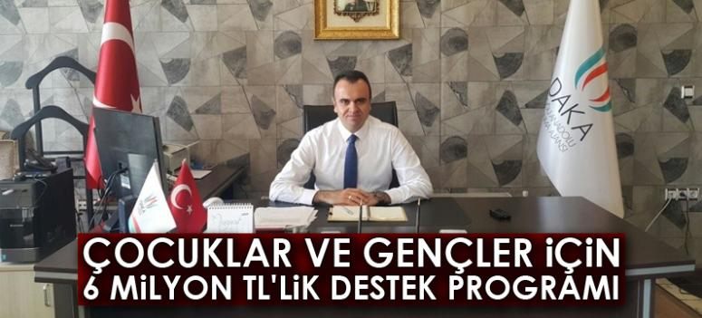 Çocuklar ve gençler için 6 milyon TL