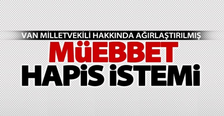 Van Milletvekili Geveri hakkında ağırlaştırılmış müebbet hapis istemi