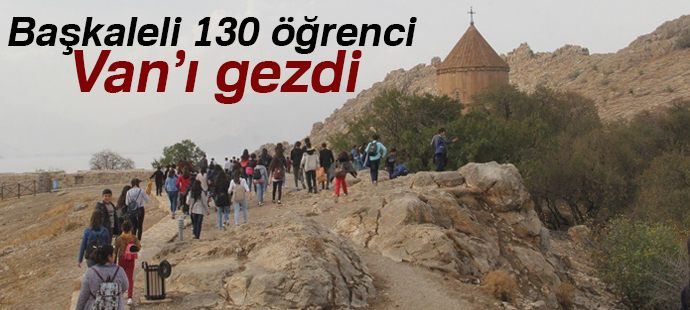 Başkaleli 130 öğrenci Van