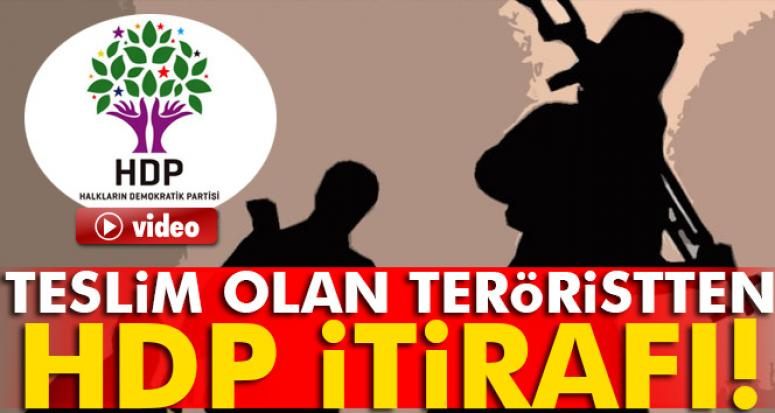 Teslim olan teröristten 