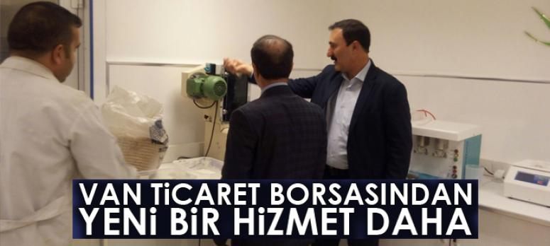 Van Ticaret Borsasından yeni bir hizmet daha
