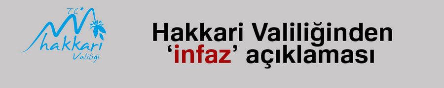 Hakkari Valiliğinden 